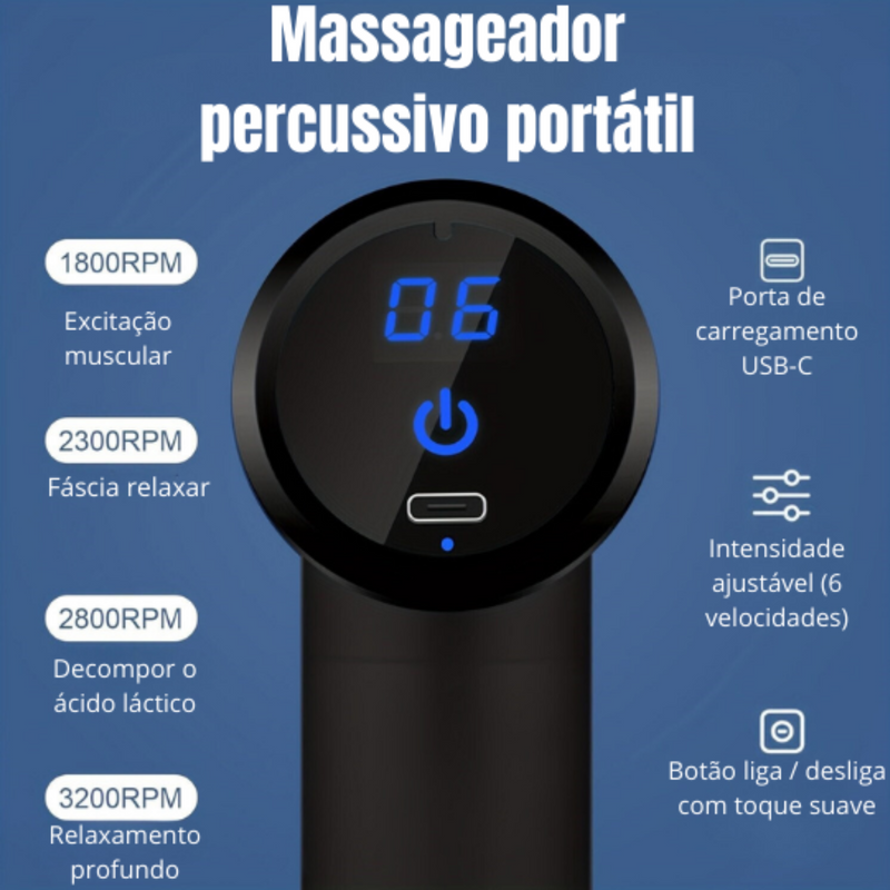 Massageador Alívio Imediato  - Pistol Pro®